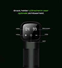 Techpulse Massage Gun - grijs inclusief 6 opzetstukken en koffer